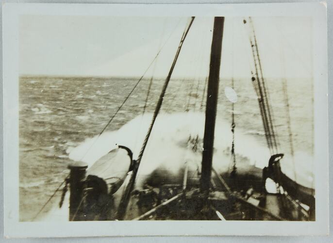Photograph - Stern of Ship at Sea