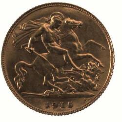 Australia, 1/2 Sovereign, Reverse