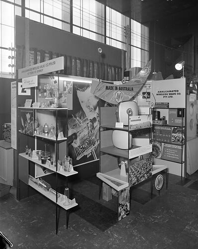 Mingay Publishing Co, Amalgamated Wireless Valve Co Exhibition Stand, Parkville, Victoria, 28 May 1959