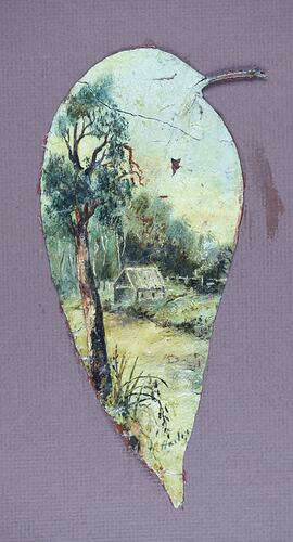 Painted Gum Leaf - Naomi Hardinge, circa 1920