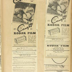 Scrapbook - Kodak Australasia Pty Ltd, Advertising Clippings, 'Newspapers', Abbotsford, 1946