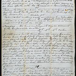 Diary - Walter Dutton, Ship 'Sarah Dixon', Shipboard from Liverpool to Melbourne, 1858