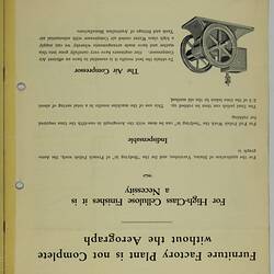 Publicity Brochure - The Aerograph Co. Ltd, Spray Painting Equipment, circa 1925