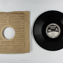 Disc Recording - Edison, Double-Sided, 'Nocturne' and 'Canzonetta', 1919-1929