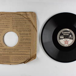 Disc Recording - Edison, Double-Sided, 'Se Tradirmi Tu Portrai' and 'La Serenata', 1919-1929