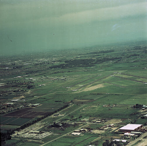 Colour aerial photograph of Moorabbin airport.