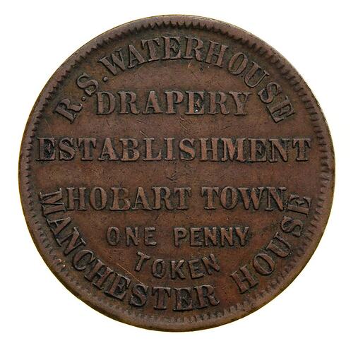 R.S. Waterhouse Token Penny