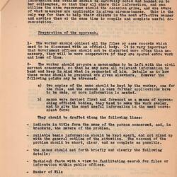 Notes - 'How official bodies should be approached', Germany, United Nations Relief and Rehabilitation Administration, 5 Aug 1946