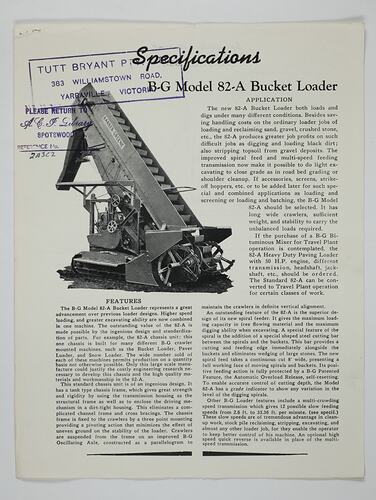 Page with photo image and printed descriptive text.