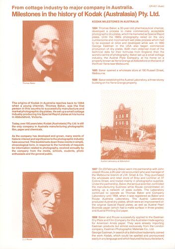 Newsletter with text and photographs in orange ink.