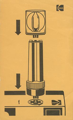 Diagram on yellow paper.