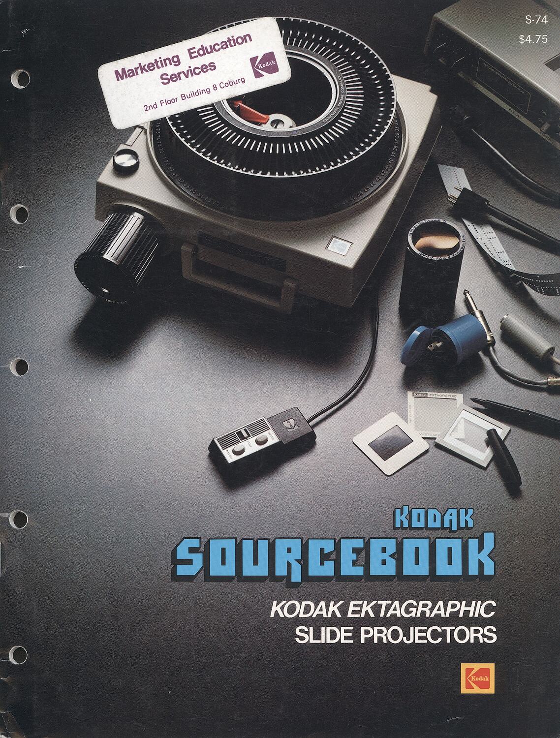 Data Book Eastman Kodak, Sourcebook for Kodak Ektagraphic Slide