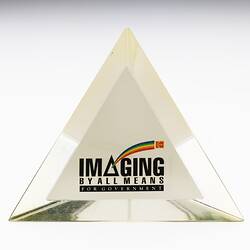 Paperweight - Kodak Australasia Pty Ltd, 'Imaging by All Means for Government', circa 1990s