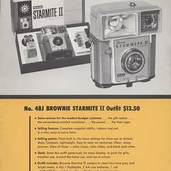 Publicity Flyer - Eastman Kodak, 'No. 48J Brownie Starmite II Outfit', Rochester, USA, 1962
