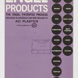 Front cover with illustration and printed text.