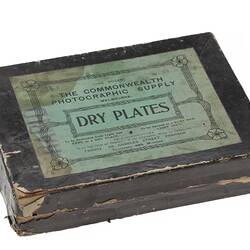Glass Plates - Commonwealth Photographic Supply Melbourne, Prahran, 1900-1908