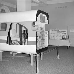 Laser mapping exhibit, Science Museum, Melbourne, 1973