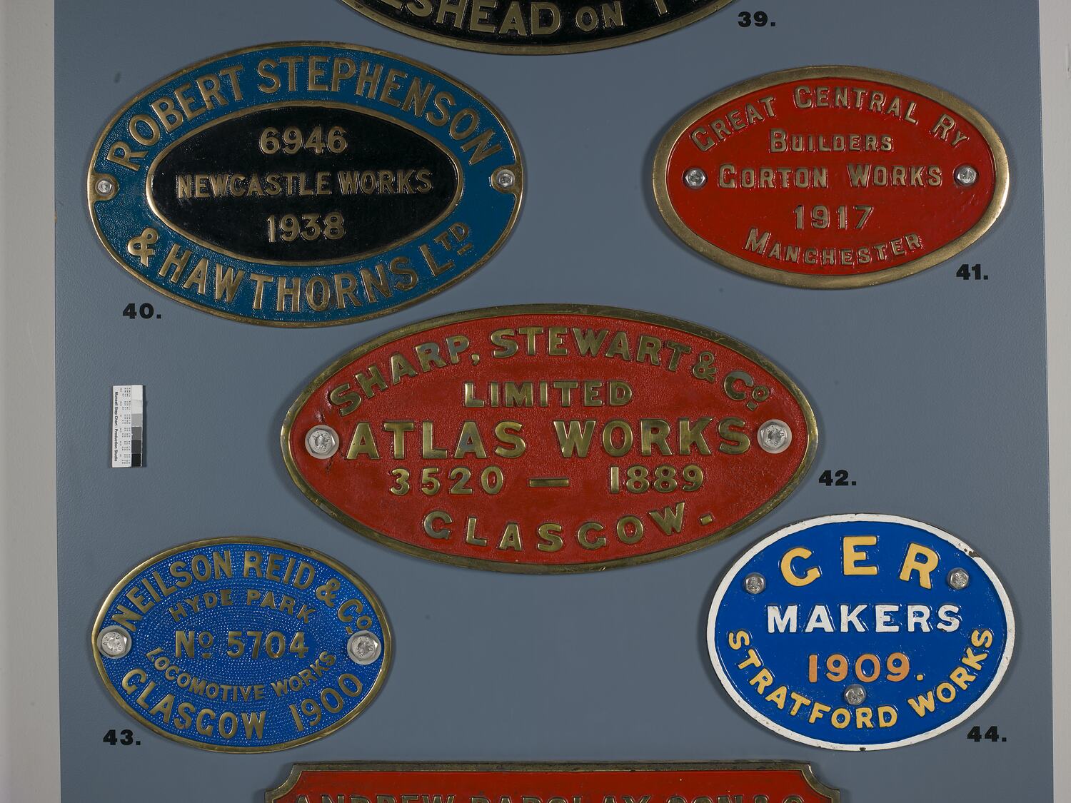 Builders Plate Andrew Barclay Sons & Co., Kilmarnock