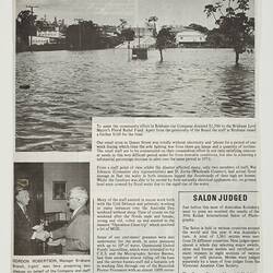 Article - Kodak Australasia Pty Ltd, 'The Flood At Brisbane', Kodakery 50, Feb/March 1974