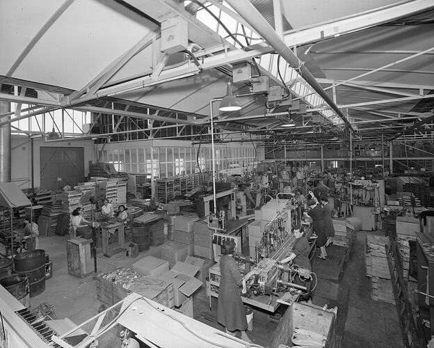 H. Rowe & Co. Pty Ltd, Factory Interior, Notting Hill, Victoria, Nov 1958