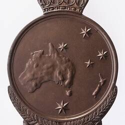 Medal - Anzac Commemorative Medallion, Australia, Private Frank Adams, 1967 - Reverse