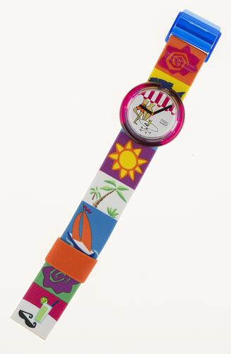 Wrist Watch - Swatch, 'Beach Cafe', Switzerland, 1994