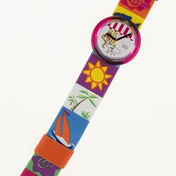 Wrist Watch - Swatch, 'Beach Cafe', Switzerland, 1994