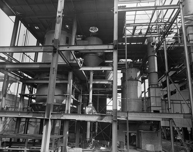 Woodall, Duckham Pty Ltd, Machinery at Gas Works, Melbourne, Victoria, Oct 1958