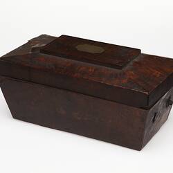 Tea Caddy - James Grove, Lt Governor David Collins, Sullivan Bay, 1803