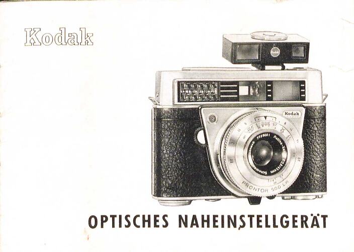 Cover page with camera.