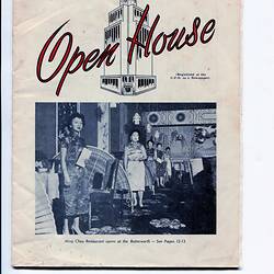 Magazine - 'Open House', Hawthorne Old Boys' Club, Lindsay Motherwell, South Africa, Apr 1957