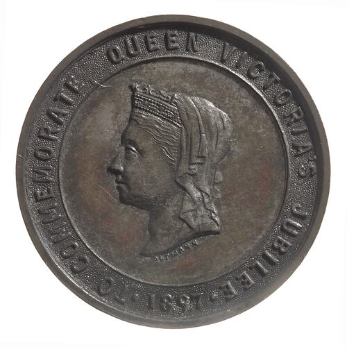 Medal - Diamond Jubilee of Queen Victoria, Trial Strike, Australia, 1897
