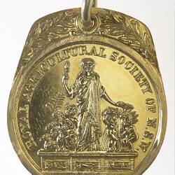 Medal - Royal Agricultural Society of New South Wales, Gold, Australia, 1903