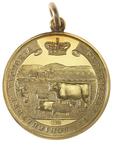 Medal - Royal Agricultural Society of Victoria, Champion Prize of Australia, 1900 AD