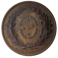 Medal - Melbourne Centennial International Exhibition, Bronze Prize, Australia, 1888 (AD)