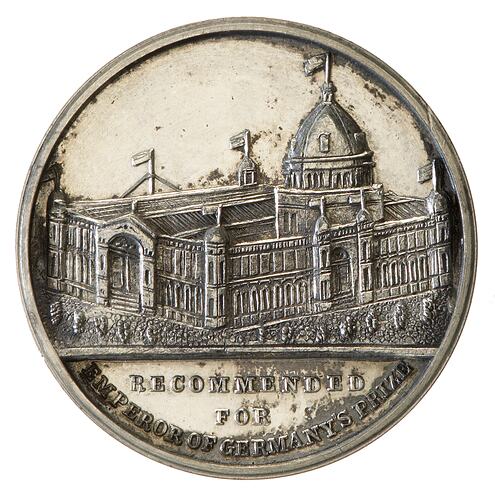 Medal - Melbourne International Exhibition Emperor of Germany Prize, 1880 AD