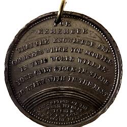 Medal - Cole's Book Arcade Federation of the World, Australia, c. 1885 (AD)