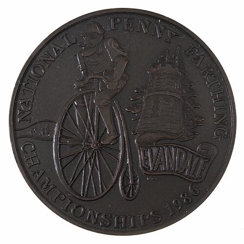 Medal - National Penny Farthing Championships, South Australia, Australia, 1986