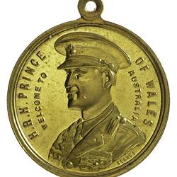 Medal - Visit of the Prince of Wales to Bendigo, 1920 AD