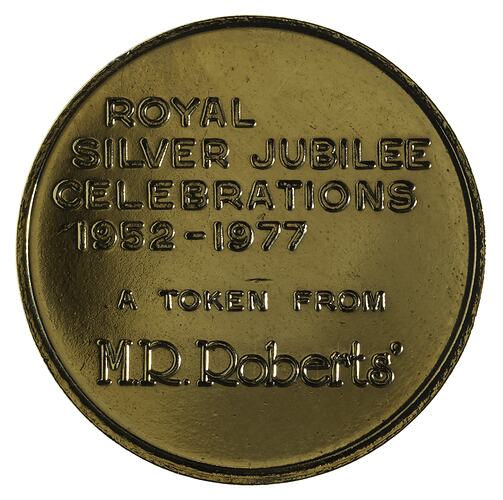 Medal - Silver Jubilee of Elizabeth II, 1977 AD