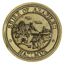 Medal - Sesquicentenary of Victoria, Shire of Arapiles & Town of Natimuk, 1985