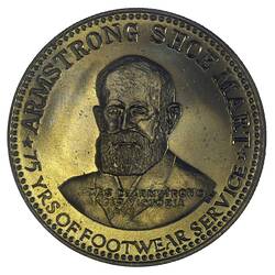 Medal - Armstrong Shoe Mart, Frankston, 1986 AD