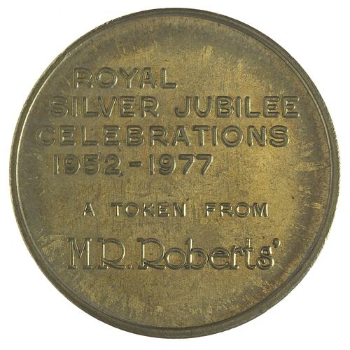 Medal - Queen Elizabeth II Silver Jubilee, 1977 AD