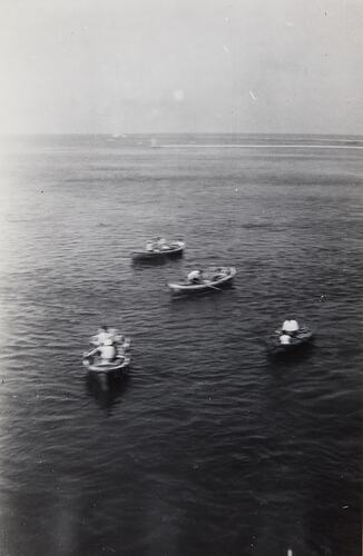 View Of Floating Markets Onboard Fairsea, Suez Canal, Theodorus Perdon, 1952