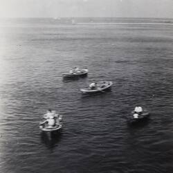 Photograph - View Of Floating Markets Onboard Fairsea, Suez Canal, Theodorus Perdon, 1952