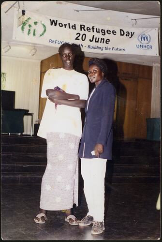 Nyadol Nyuon, World Refugee Day Presentation, Nairobi, Kenya, 2002