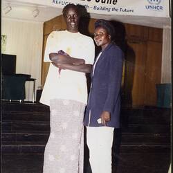 Digital Photograph - Nyadol Nyuon, World Refugee Day Presentation, Nairobi, Kenya, 2002