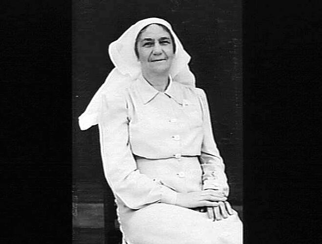 Photograph - Sister Carruthers, Sunshine Victoria, Dec. 1949
