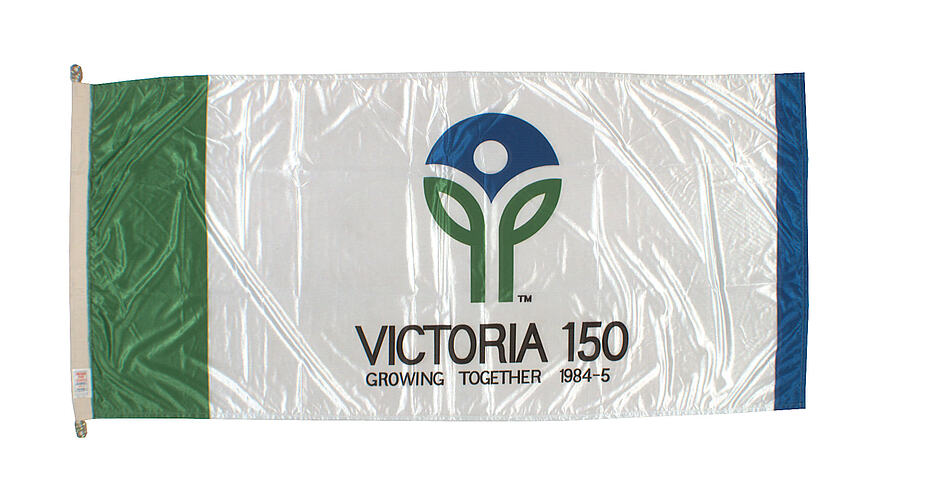 Flag - Victoria Growing Together, 150th Celebration