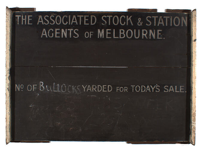 Notice - Associated Stock & Station Agents of Melbourne.